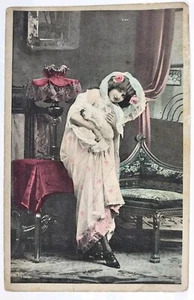 Vintage Postkarte Risqué Boudoir Bild - Bild 1 von 2