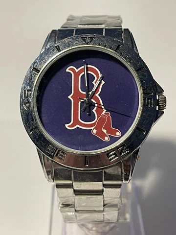 Boston Red Sox MLB Sports Baseball Team Custom Stainless-Steel Men's Watch NEW Cover