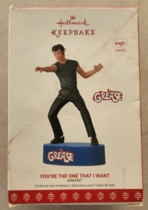 Hallmark 2017 John Travolta Fett Ornament Your the One that I Want Magic Sound - Bild 1 von 5