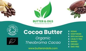 Organic Shea & Cocoa Butter Blend | Raw Unrefined | Deep Moisturising for Skin & - Picture 1 of 11