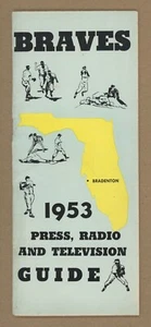 1953 Boston Braves Spring Training Press Media Guide - Picture 1 of 3
