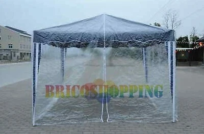 Copertura Top In Pvc Per Gazebo 3x3 Fisso Pieghevole Richiudible Impermeabile - Immagine 1 di 1