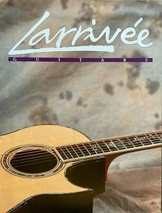 Original Larrivee Guitarra Acústica Color Folleto/Catálogo ¡NUEVO! - Imagen 1 de 2
