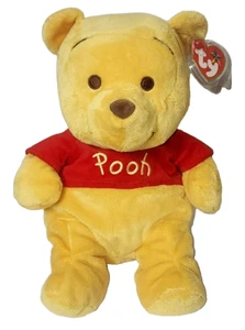 Ty Beanie Buddy - Disney WINNIE THE POOH 10" Medium NEW MWMTs Stuffed Animal Toy - Picture 1 of 8