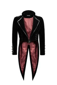 PUNKRAVE GOTHIC VAMPIRE STEAMPUNK VINTAGE MILITARY SWALLOW TAILCOAT JACKET Y-737 - Picture 1 of 8