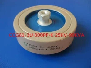 CCG81-3U 300PF-K 25KV-90KVA Hochfrequenz Hochspannung Keramik Kondensator - Bild 1 von 4