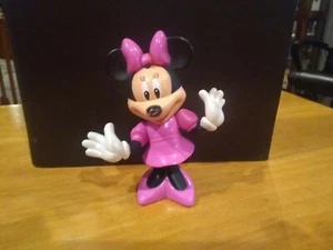 Kleine Minnie Mouse Figur - 4" groß - Oberkörper von Seite zu Seite schwenkbar - Bild 1 von 3