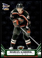2003-04 Pacific Prism Blue Marian Gaborik Minnesota Wild #53 R5