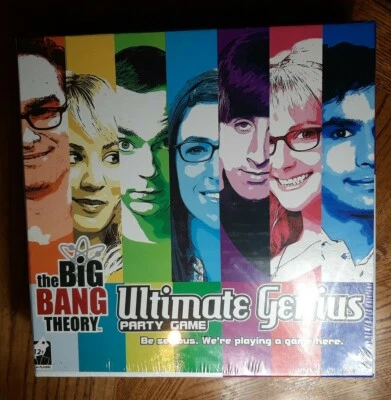 BIG BANG THEORY Ultimate Genius party game Cardinal 2013 Boardgame NEW & SEALED - Image 1 of 4