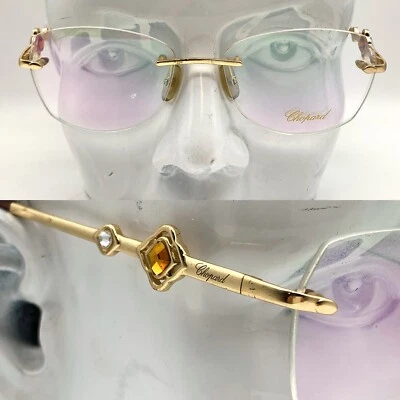 Super Vintage NOS Original Eyeglass Chopard VCHB97S/300K Women Eyewear - Image 1 of 4