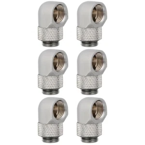 3 PCS Rotating Elbow Joint Water Cooling Barb Fitting Hose Pipe - Afbeelding 1 van 12