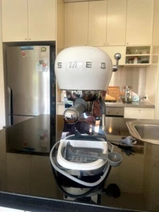 Smeg 50s Style Espresso Coffee Machine White ECF02WHAU - Picture 1 of 8