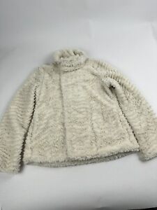 Patagonia Pelage Faux Fur Fleece Full Zip cream Jacket Women's Small