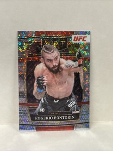 2022 Select UFC Silver Prizm Disco Concourse #63 Rogerio Bontorin ROOKIE RC Card