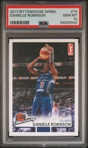 2017 Rittenhouse WNBA DANIELLE ROBINSON PSA 10 Phoenix Mercury Oklahoma Sooners - Picture 1 of 2