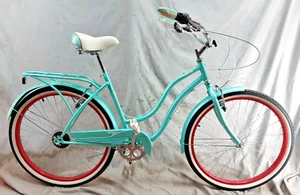 2020 Schwinn Perla Cruiser Classic Bike 15.5" Small 26er Steel 7 Speed Ships USA - Picture 1 of 14