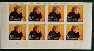 U.S.A. Toni Morrison. Bloque de 8v, sellos Forever 2023 - Imagen 1 de 1