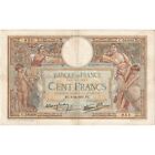 [#334572] France, 100 Francs, Luc Olivier Merson, 1937, C.56300, EF, Fayette:25.