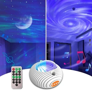 Lampe Sternenhimmel Projektor Beamer Galaxie Nachtlicht Licht Weiß B379 - Bild 1 von 7