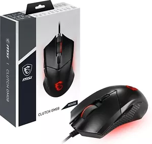 MSI Clutch GM08 Optical Wired Gaming Mouse-Clutch GM08 - Picture 1 of 6