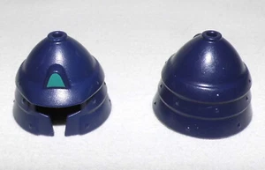 13550, 1x Casco, Caballero de Asia, Mongole (con 1 agujero), Azul Oscuro, Estampado - Imagen 1 de 1