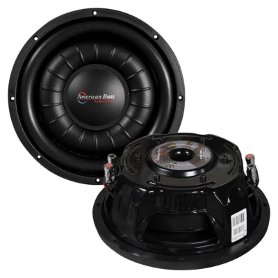 American Bass HAWK1022SL | 10 Inch 1500W DVC 2 Ohm Shallow Slim Subwoofer 10in. - Image 1 of 4