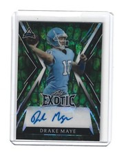 2023 Leaf Exotic Drake Maye Alligator Crystal Auto BA-DM1 3/6