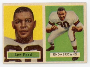 1957 Topps Len Ford #147 Browns Ex+ - Imagen 1 de 1