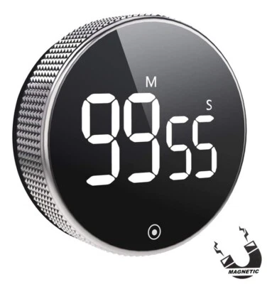 TIMER CONTAMINUTI DA CUCINA DIGITALE SCHERMO LCD A BATTERIA 0-99 min. CALAMITATO - Immagine 1 di 4