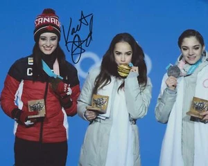 KAETLYN OSMOND SIGNED 2018 OLYMPIC FIGURE SKATING 8X10 PHOTO 3 - Picture 1 of 5