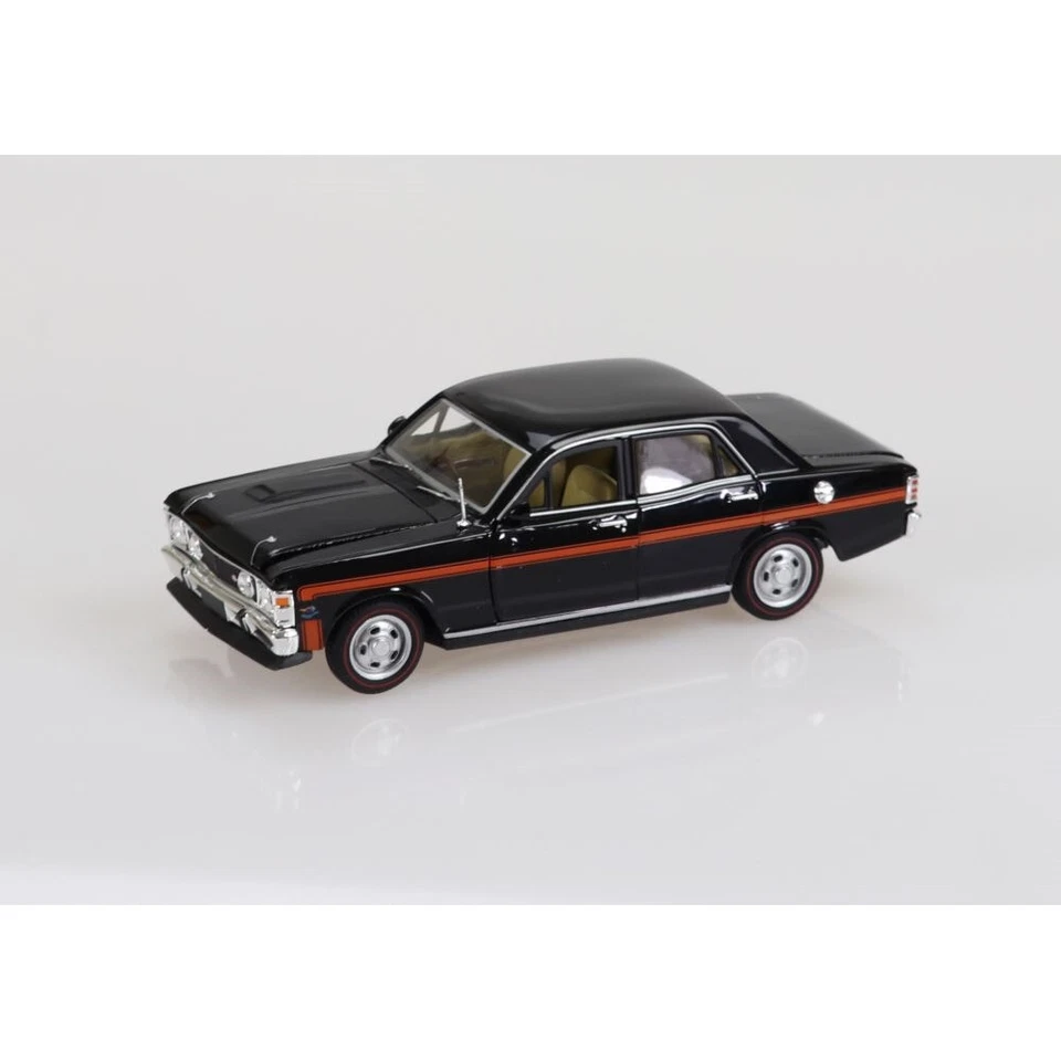 DDA Collectibles Ford Falcon XW GTHO Black with Orange Stripes - Scale 1:32 - Image 1 of 1