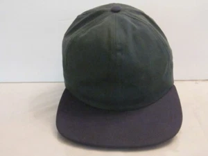 RAINFOREST ADJUSTABLE BASEBALL CAP HAT FOREST GREEN WITH A NAVY BLUE VISOR NEW - Picture 1 of 8