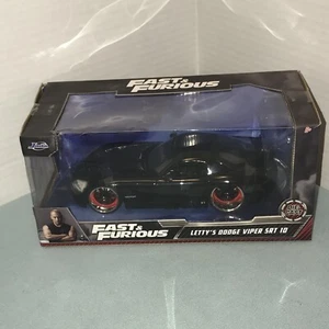 Jada Toys Fast & Furious Letty's Dodge Viper SRT-10 1/24-Scale Car #30731 2021 - Picture 1 of 11
