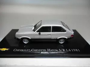 CHEVROLET CHEVETTE 1981 HATCH S/R 1.6 SILVER CHV 20 BRASIL 1:43 SALVAT IXO - Foto 1 di 4