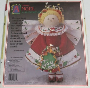Panel de tela 3D Holiday Angel Daisy Kingdom nuevo vintage - Imagen 1 de 5