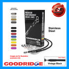 fits CBR1000FR 93-99 Goodridge Steel V Black Front Brake Hoses HN0918-10FRC-VB