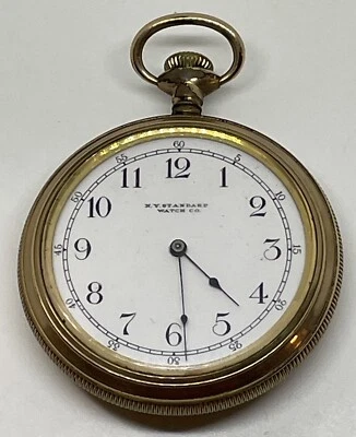 NEW YORK STANDARD POCKET WATCH 7 Jewels 6s 1904 Does Not Run - Image 1 of 4