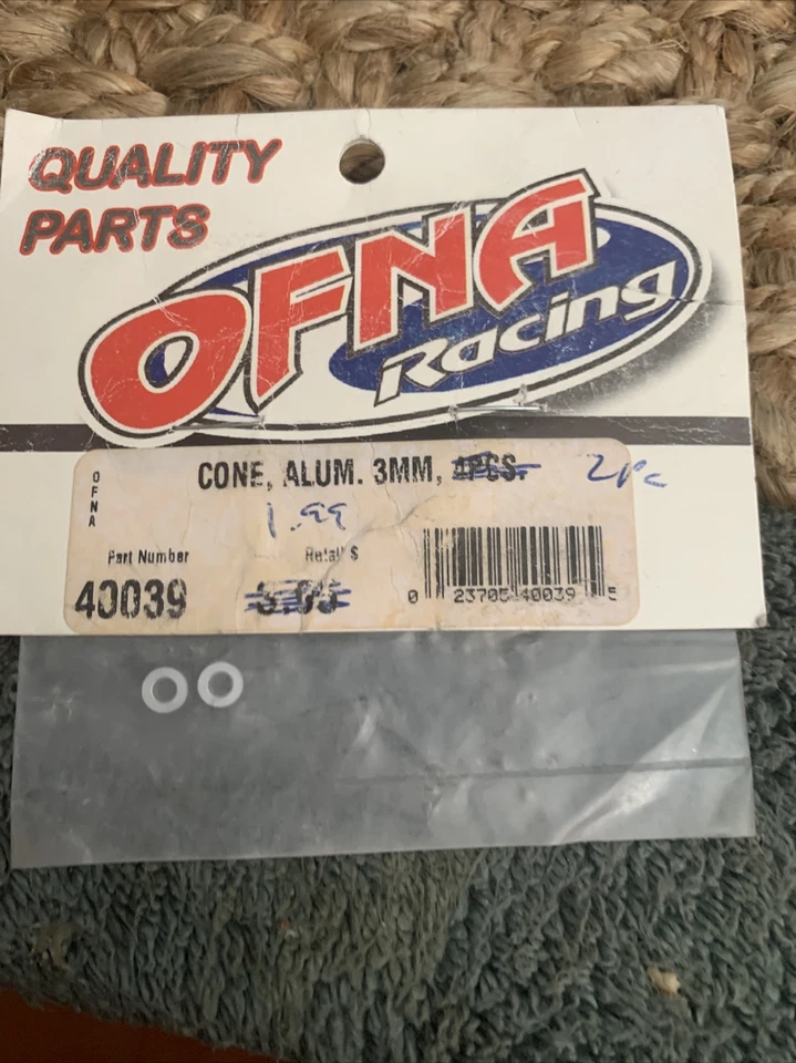 Ofna 40039 Cone Alum 3mm 2PCS - Image 1 of 2