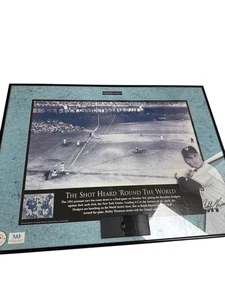 Bobby Thomson signiert Vintage "Shot Heard Round The World" mit Audio 7133 - Bild 1 von 8