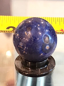 HUGE!!! VINTAGE BENNINGTON BLUE POTTERY CLAY MARBLE EARLY 1900s - Picture 1 of 5