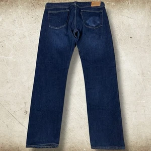 Levis Made and Crafted Tack Slim Fit Jeans Mens 38x32 Dark Wash Raw Indigo - Picture 1 of 15