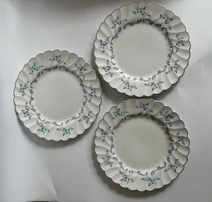 Vintage Myott China Lyke Staffordshire Steingut Trousseau 3 Dessertteller 8 Zoll - Bild 1 von 5