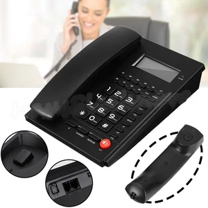 Loud Corded Telephone Landline Phone Desktop Home Office Hotels for Seniors Call - Picture 1 of 12