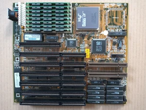 Soyo 486 VESA MAINBOARD SY-025D1 VLB/ISA 486DX33 Sockel1 (PGA169) 8MB RAM Retro - Bild 1 von 5