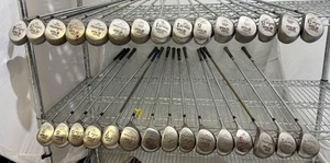 Wholesale Lot of 30 Golf Clubs - Vintage TaylorMade Drivers & Woods - Picture 1 of 5