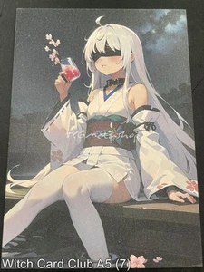 07 Carino Ragazza Strega Card Club Waifu A5 Tavole - Foto 1 di 4