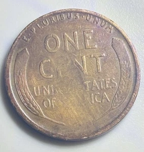 π₯ 1926 P Lincoln Wheat Cent Reverse Grease Struck ERROR & Light Wood Grain - Picture 1 of 7