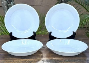 Corelle by Corning White Vitrelle 8.5” - Set Of 4 Replacement Dinner Plates-USA - Picture 1 of 14