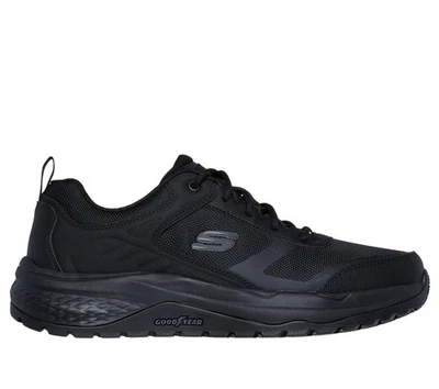 Skechers Work Shoes Men Black Slip Resistant Comfort Memory Foam cushion 200296 - Image 1 of 4