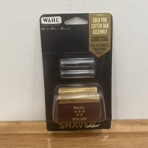Wahl 7031-100 Serie 5 Stelle Rasoio Shaper Oro Ricambio Foglio e Barra Taglierina - Foto 1 di 2